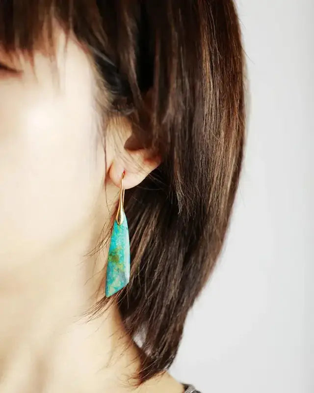 Handmade Imperial Jasper Earrings – Natural Stone Jewelry for Women
